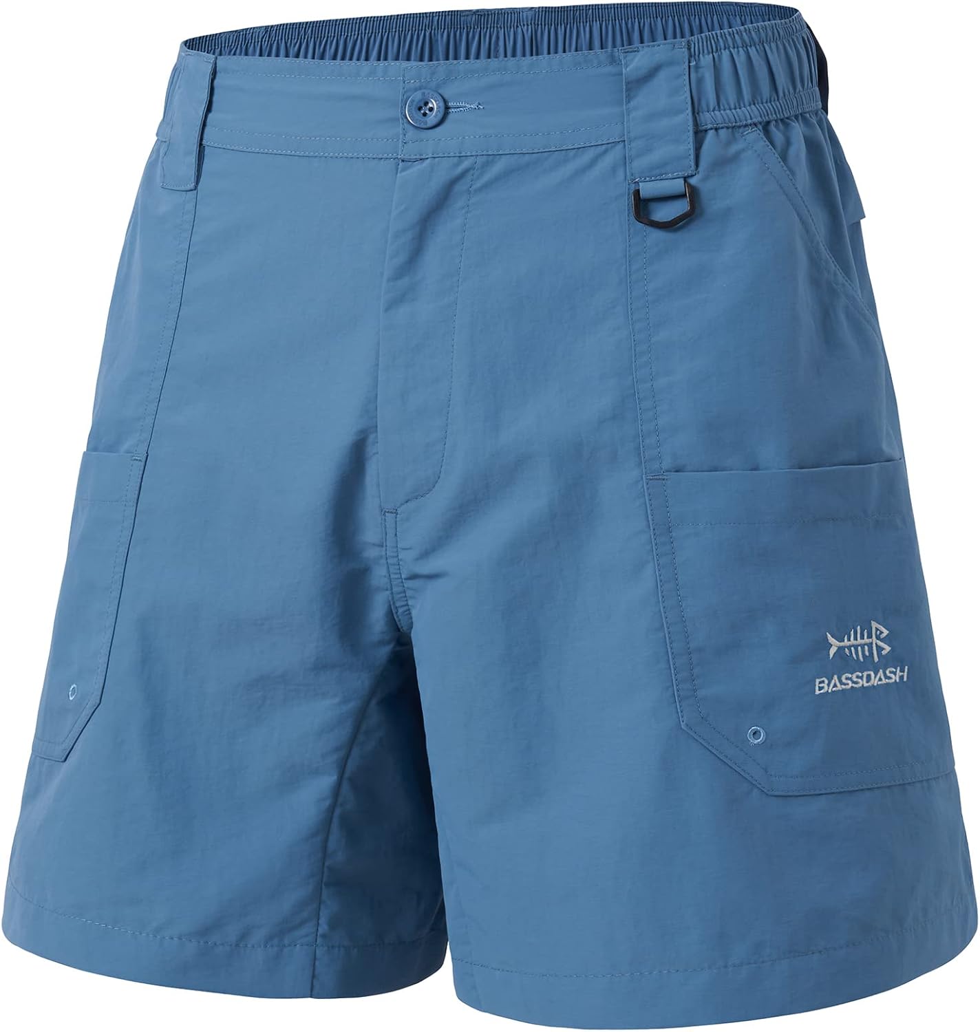 BASSDASH Men's 6in Fishing Shorts with UPF 50+ Protection