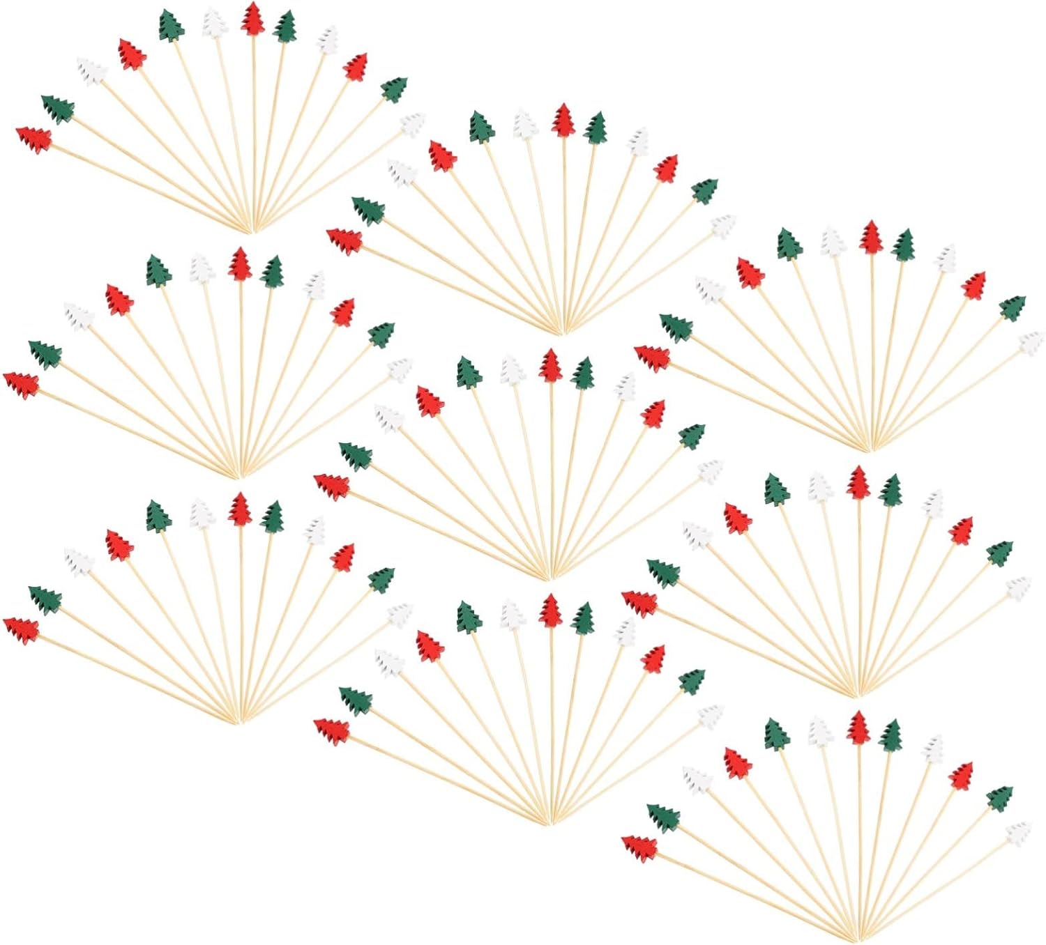 Christmas Tree Fruit Forks - Festive Appetizer Picks