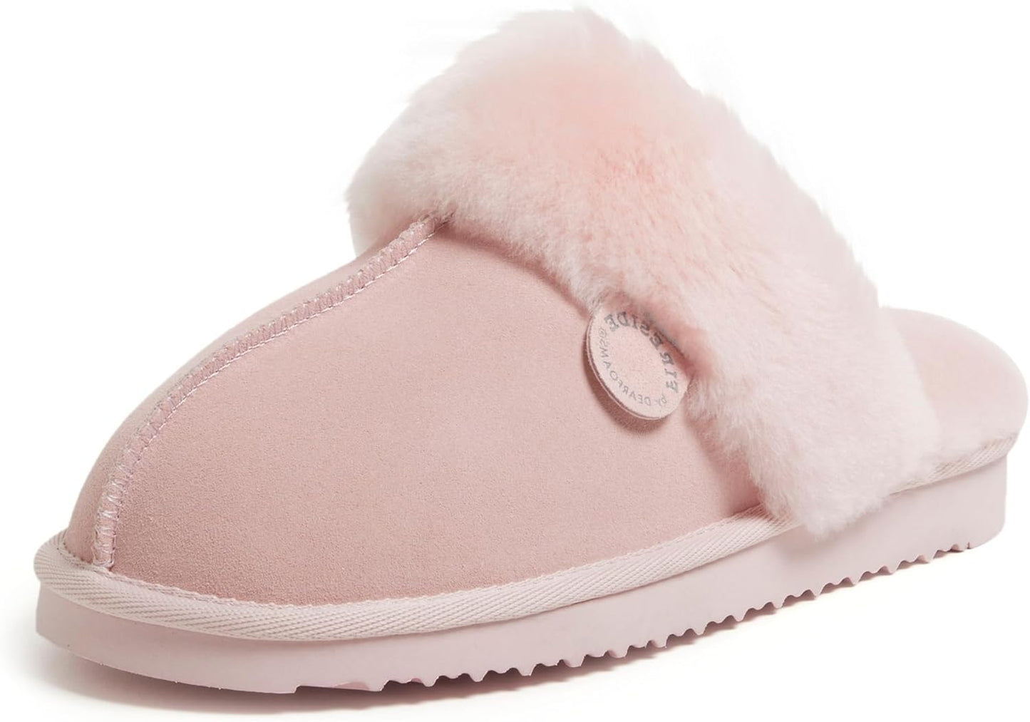 Fireside Sydney Shearling Fur Indoor/Outdoor Scuff Slippers