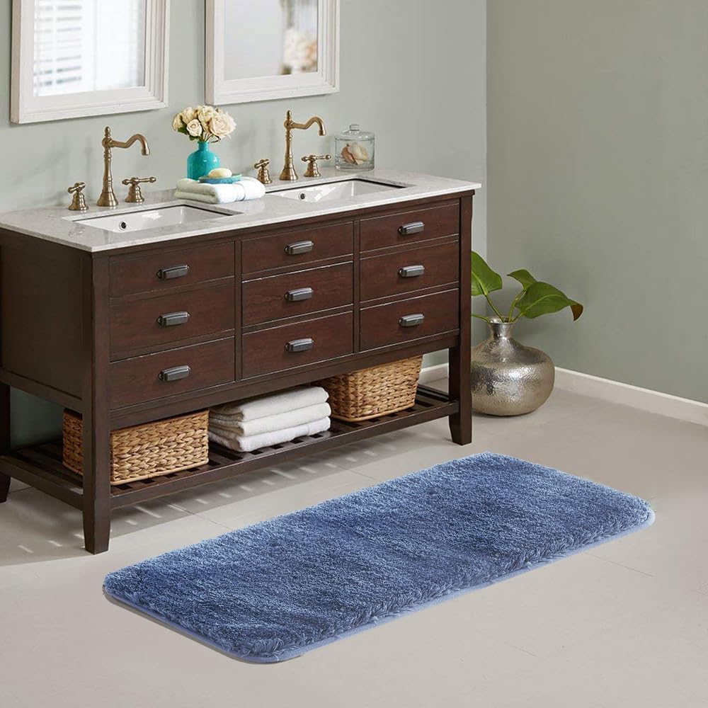 Suchtale Large Bathroom Rug Extra Soft and Absorbent Shaggy Mat