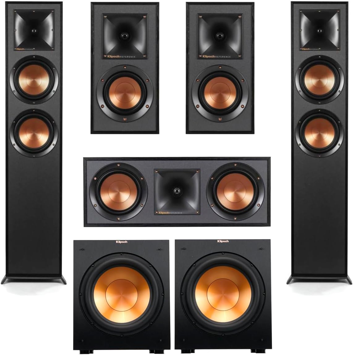 Klipsch Reference Series 5.2 Home Theater Pack for Immersive Sound