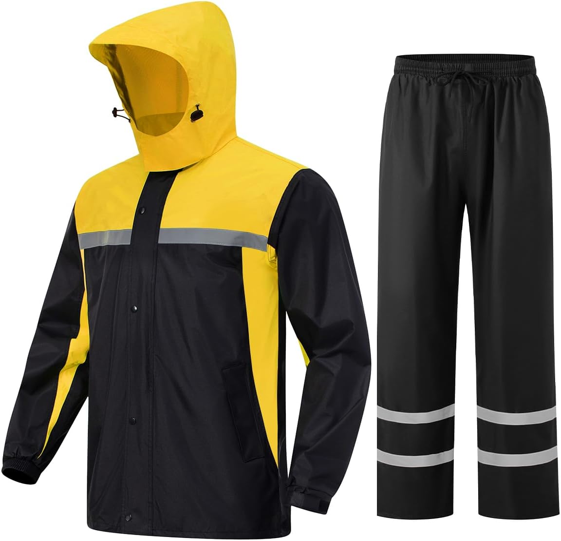 Mens Rain Suits with Air Vents for Waterproof Outdoor Activities