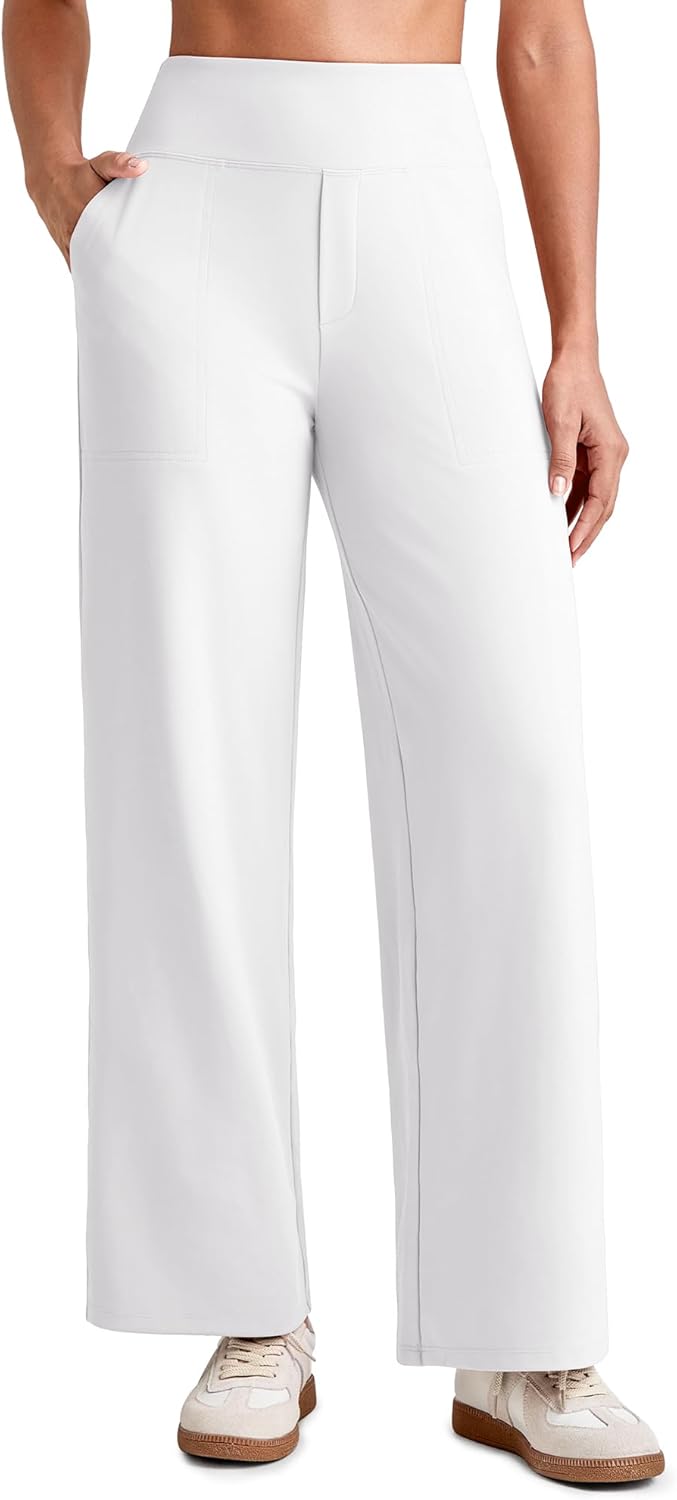 G4Free 25.5ft'/27.5ft'/29.5ft' Wide Leg Pants for Women Yoga