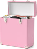 Vinyl Storage and Carrying Case - Waterproof 50-Record Organizer
