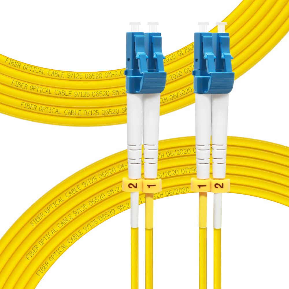 FLYPROFiber 15M OS2 LC to LC Fiber Patch Cable for Fast Ethernet