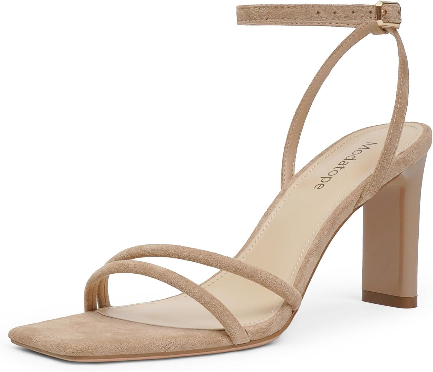 Modatope Womens Sandals: Stylish Chunky High Heels for Comfort