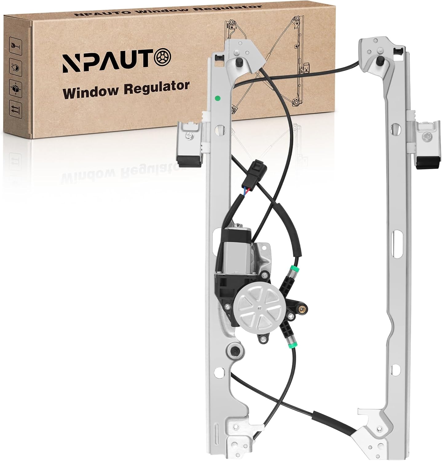 Front Driver Side Power Window Regulator with Motor for Chevy