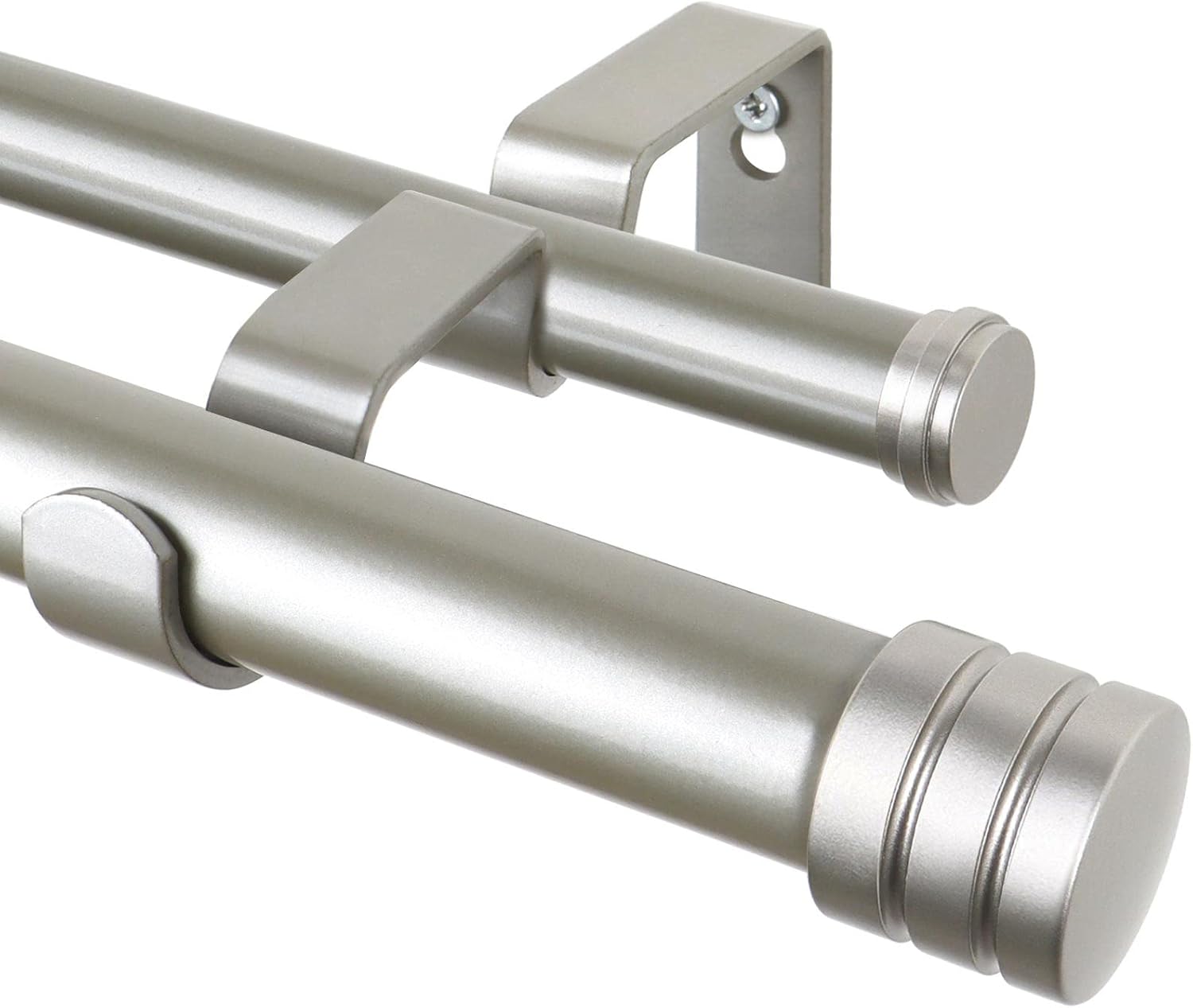 TONIAL 1 Inch Double Curtain Rods for Stylish Home Decor