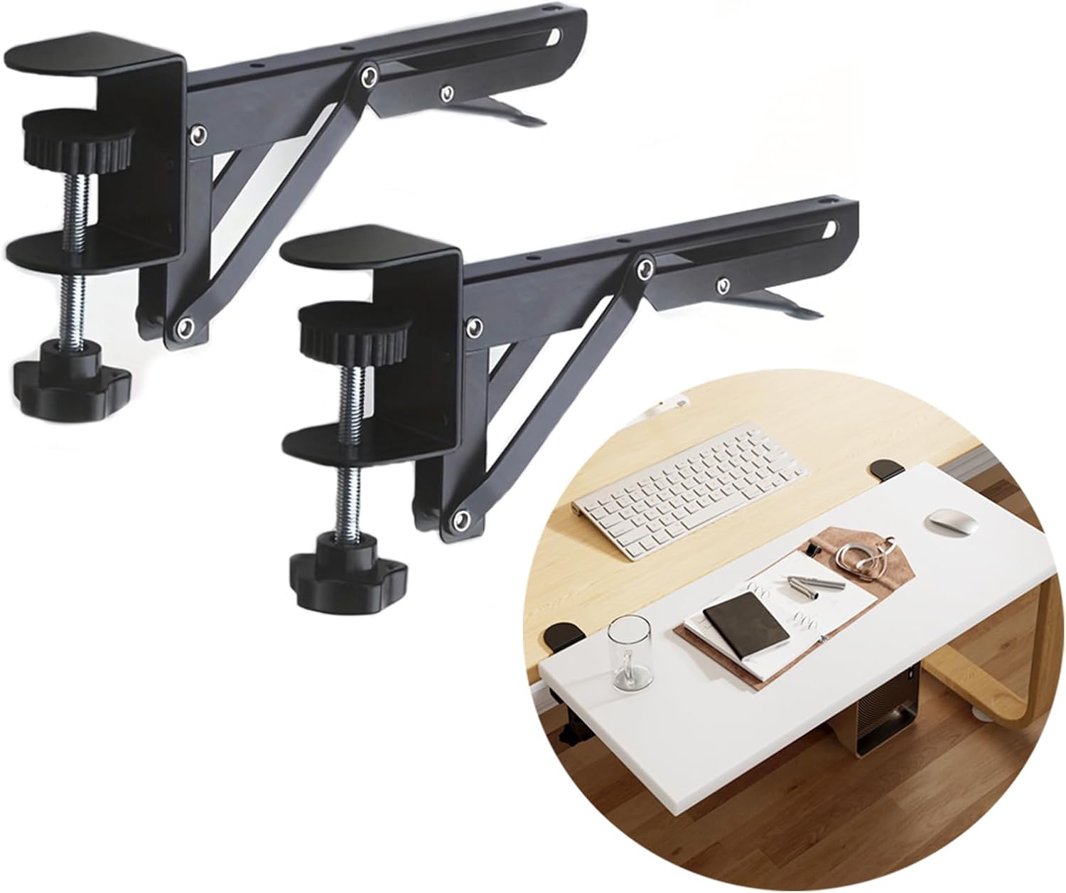 Adjustable Desk Keyboard Tray for Ergonomic Support