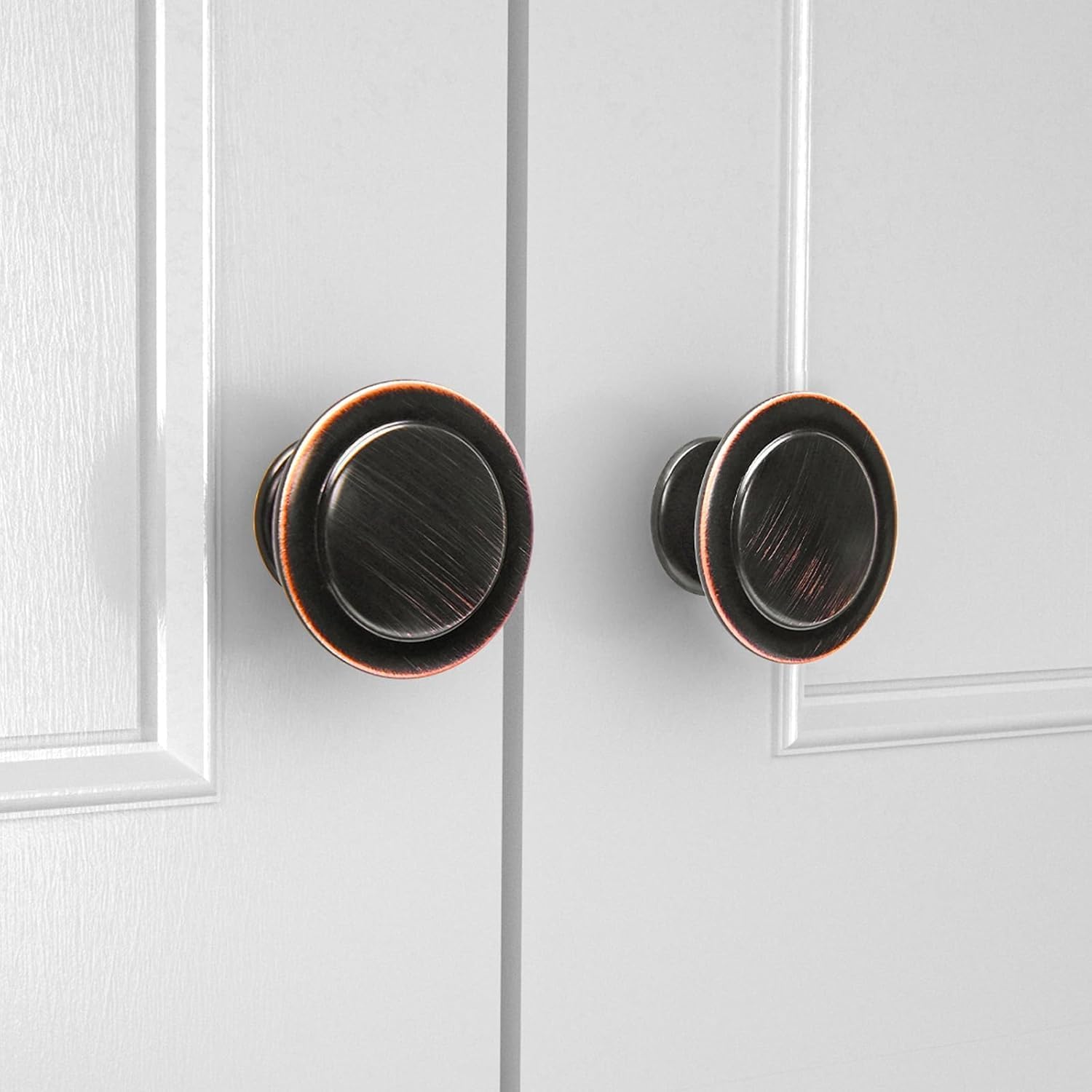 HOMOTEK 30 Pack Cabinet Knobs for Elegant Kitchen and Bathroom