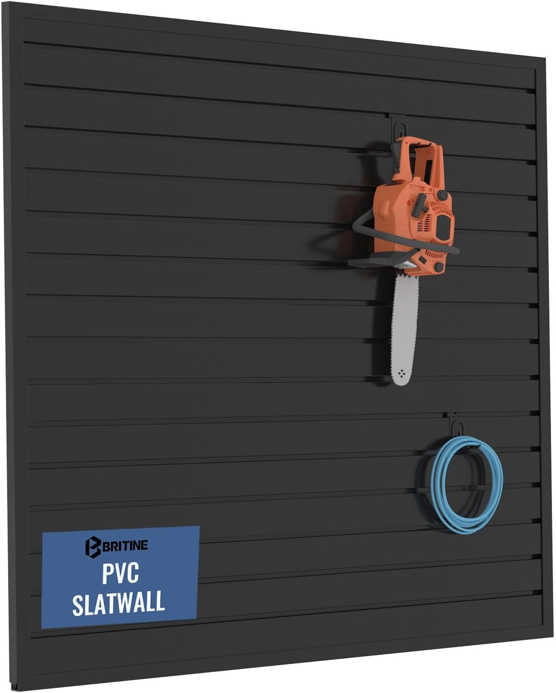 Slatwall Panel Garage Organizer for Efficient Tool Storage