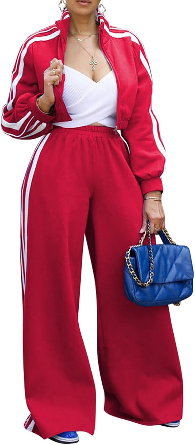 Akmipoem Sweatsuits Women 2 Piece Outfit for Casual Style