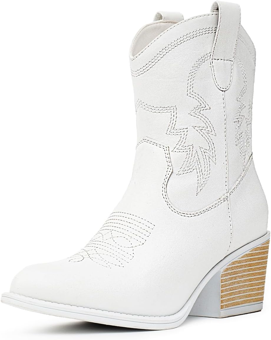Stylish IXU Cowboy Boots for Women - Comfortable Cowgirl Booties
