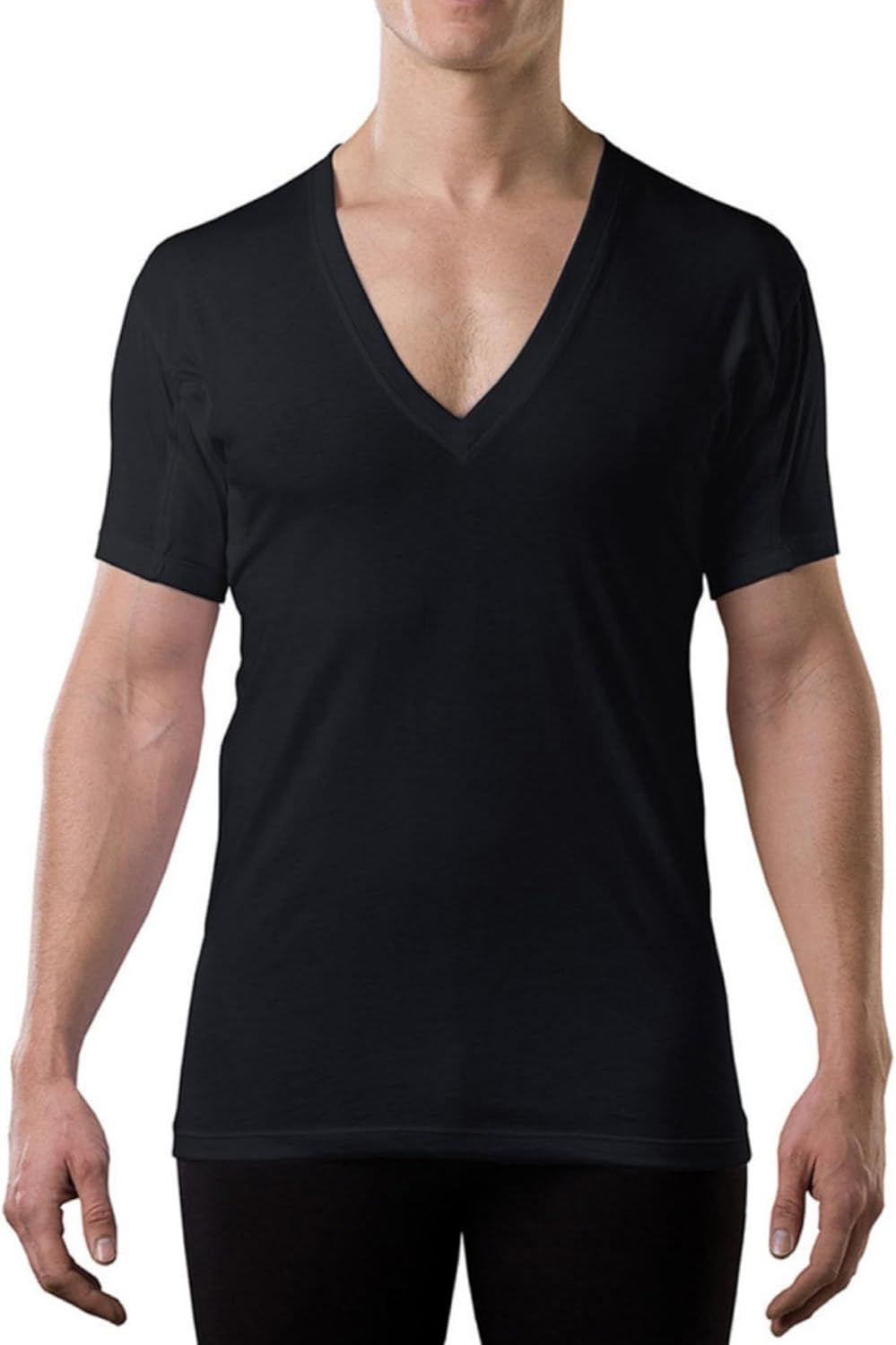 Thompson Tee Men's Sweatproof Undershirt - Cotton Deep V Neck