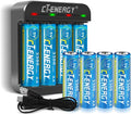 CT-ENERGY Rechargeable AA Batteries 8 Pack - Power Your Devices Longer!