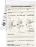 Equipment Safety Inspection Report 50-pk for Vehicle Maintenance