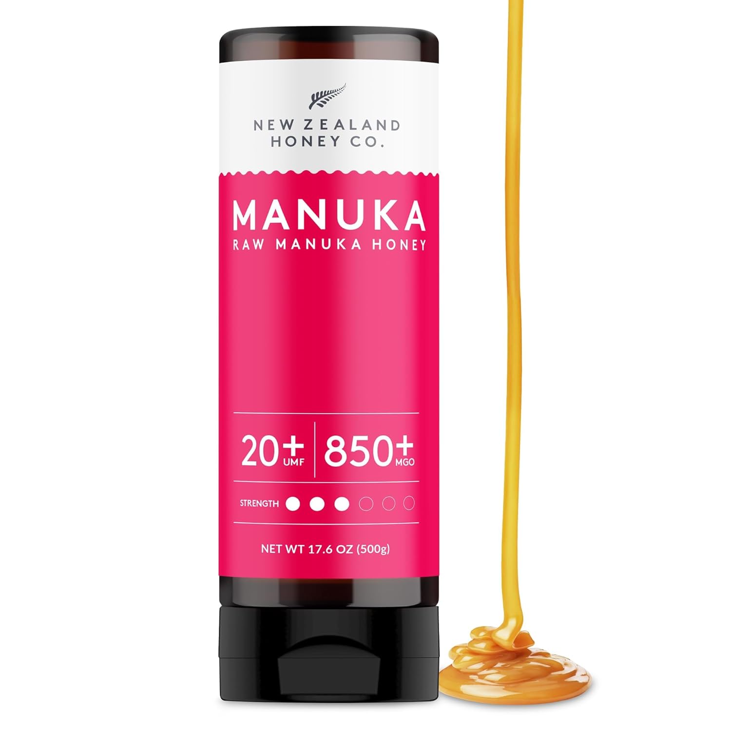 Pure Manuka Honey UMF 20+ Squeezy for Enhanced Wellbeing