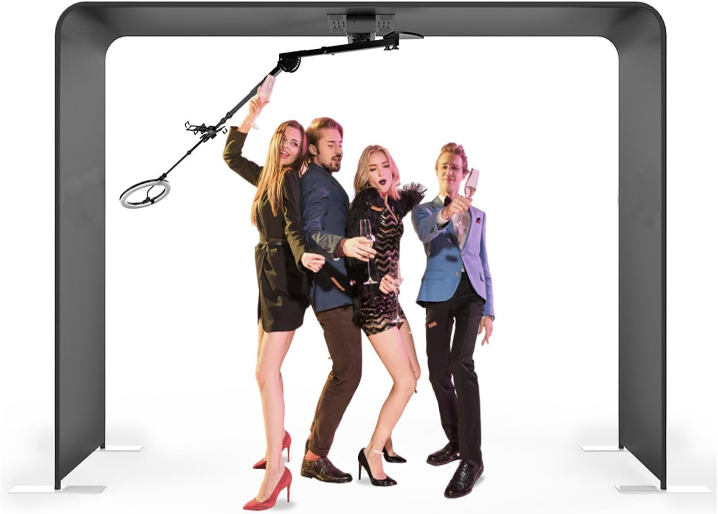 MWE Sky Overhead 360 Photo Booth for Parties with Remote Control