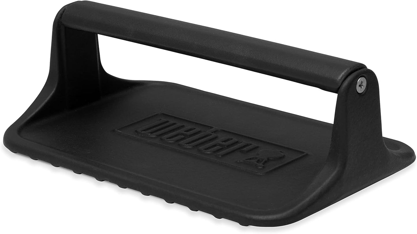 Weber Griddle Press for Perfectly Cooked Bacon and Burgers
