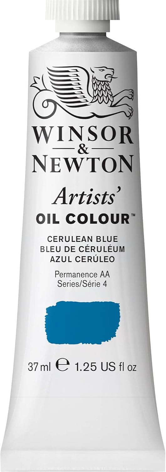 Winsor & Newton Artists' Oil Color in Cerulean Blue, 37ml Tube