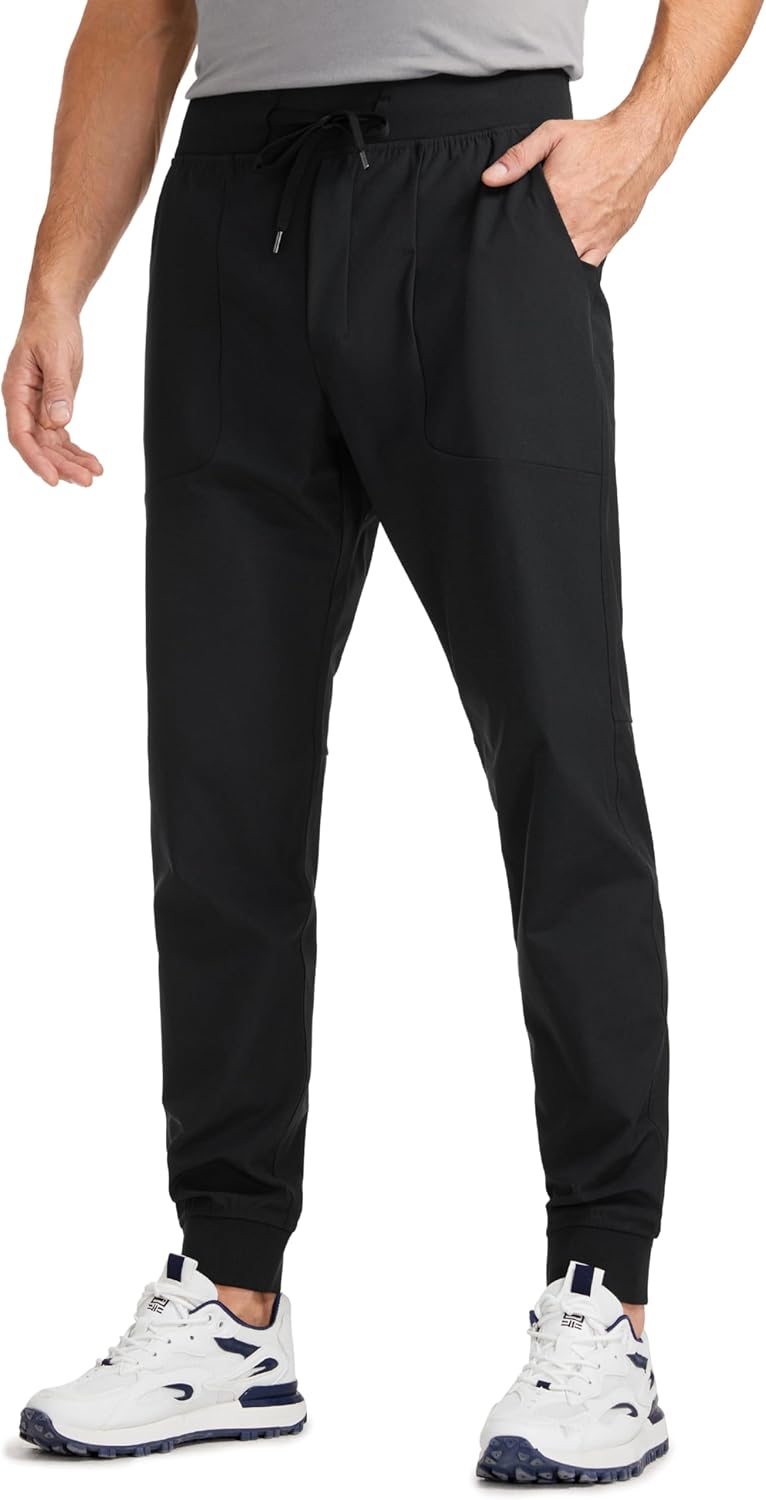 CRZ YOGA All Day Comfy Golf Joggers for Men - Quick Dry Pants