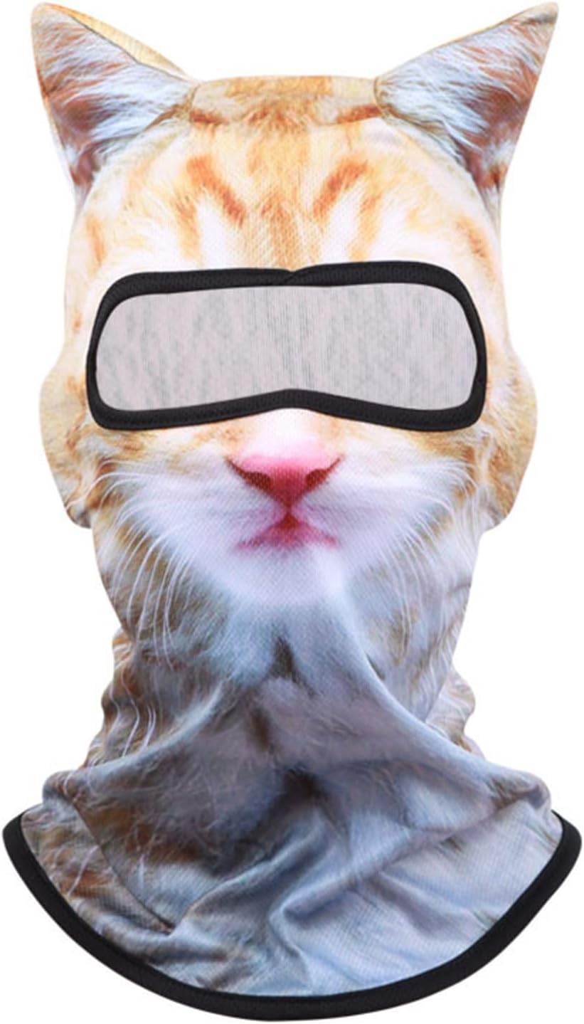 3D Cat Ski Balaclava - Festive Ears Mask