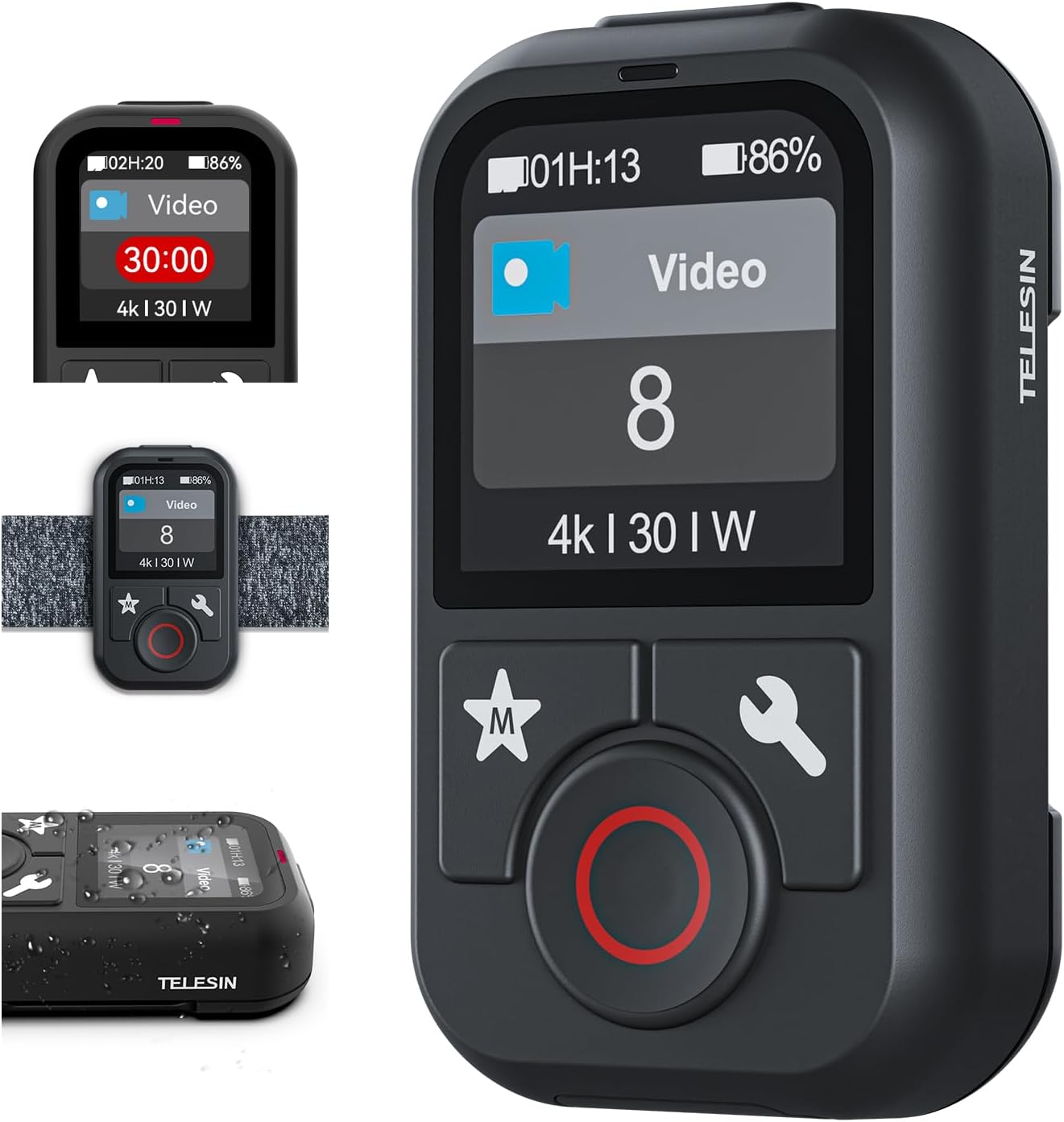 TELESIN T13 Waterproof Wireless Remote Control for GoPro Cameras