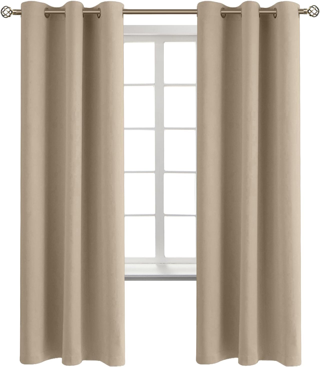 BGment Blackout Curtains - Thermal Insulated Room Darkening Panels