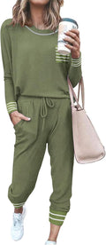 Ekouaer Pajamas Women's Long Sleeve PJ Set - Soft 2 Piece (Style Y2Z6)