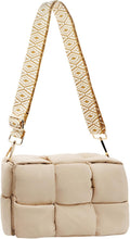 NAARIIAN Shoulder bags for women - Lightweight Hand-Woven Puffer Purse