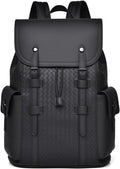 Laptop Backpack for Men Woven Black - Anti-Theft Waterproof Travel