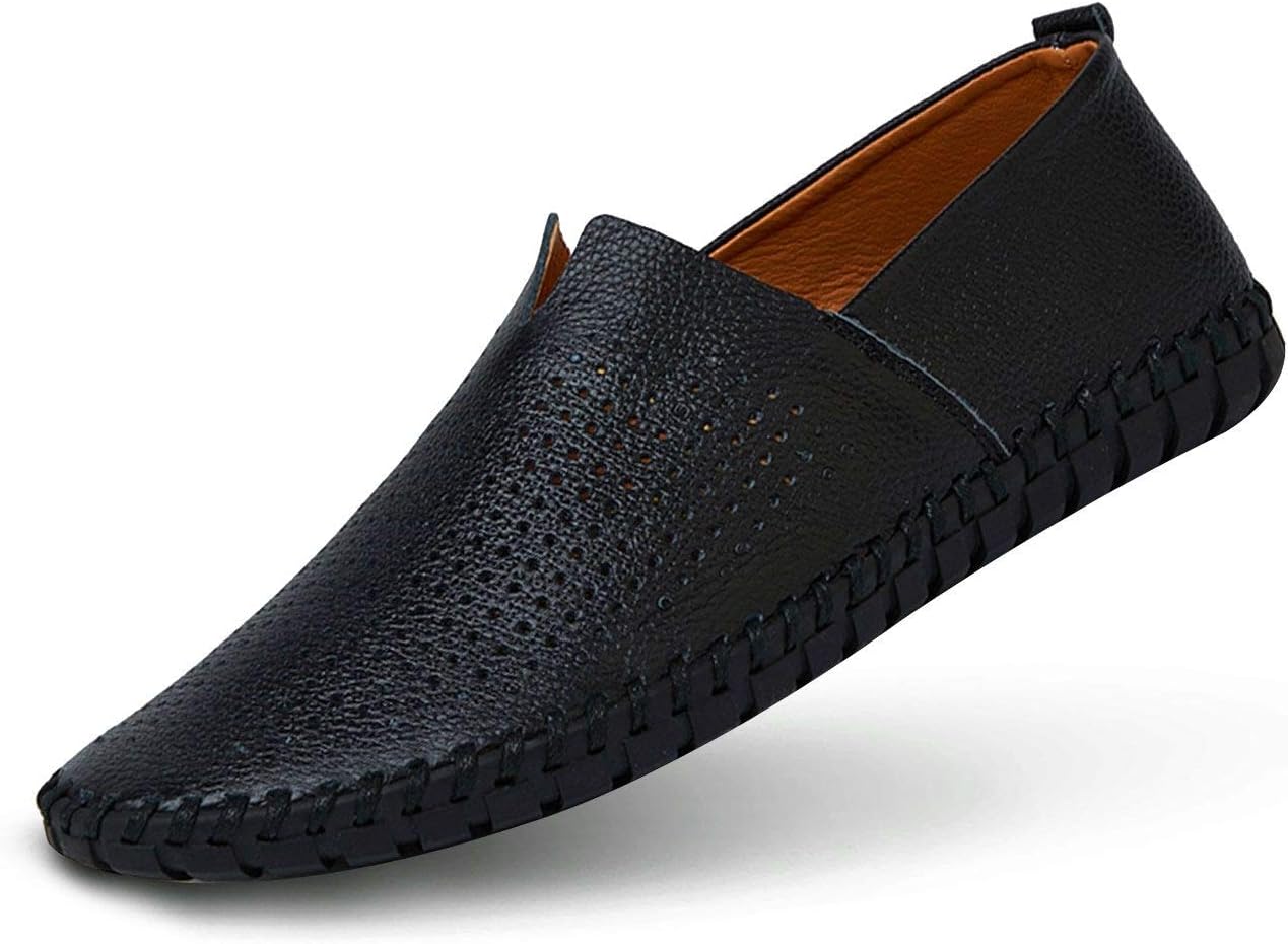 Men's Genuine Leather Loafer Shoes for Comfortable Walking