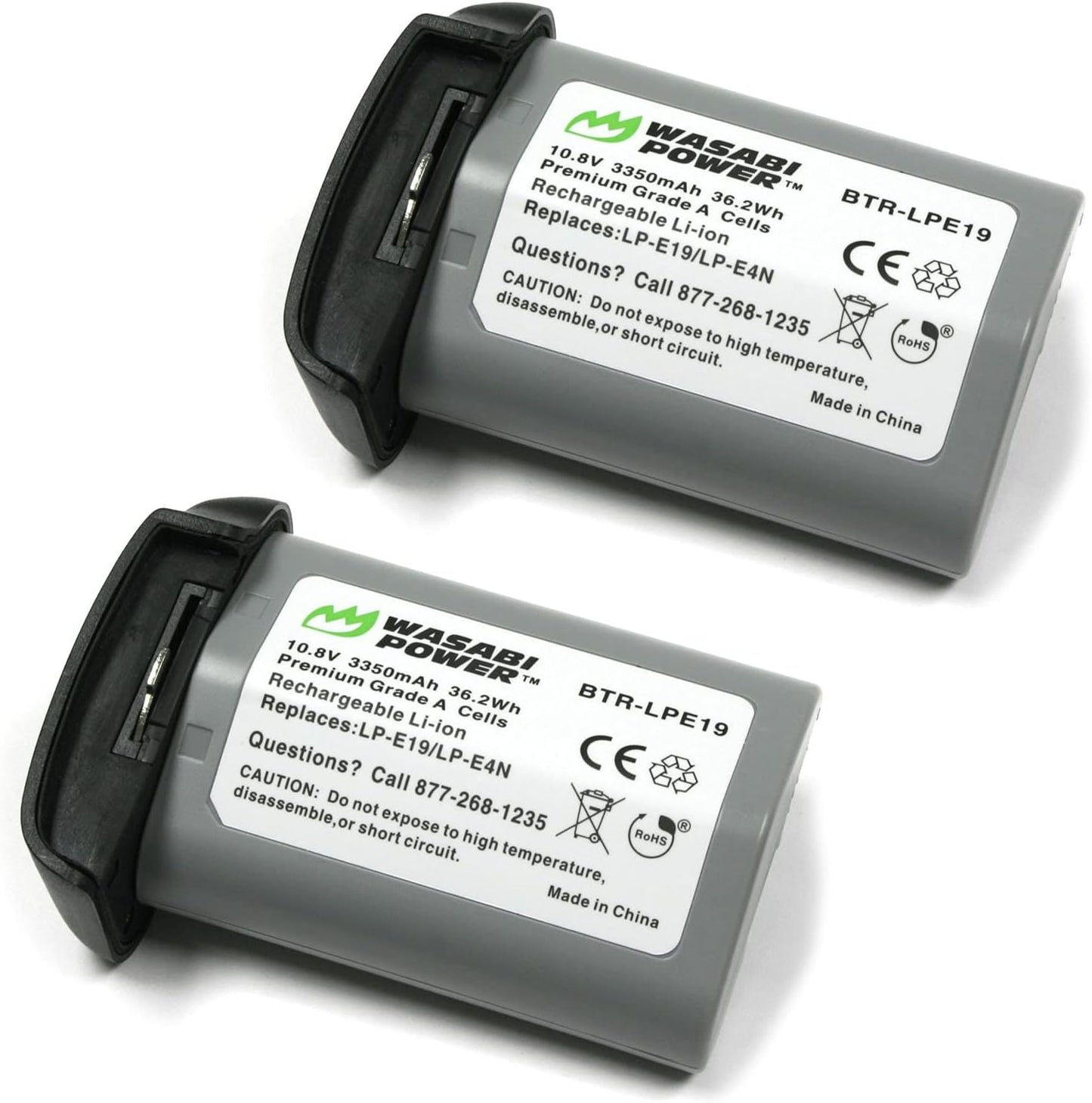 Wasabi Power Battery 2-Pack for Canon LP-E19 Cameras