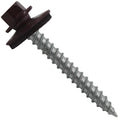 Metal Roofing Screws 12 x 2 in Burgundy (250) - ReGrip Hex Head