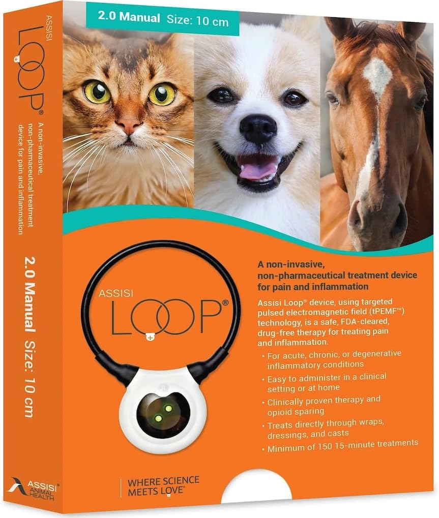 Assisi Loop 2.0 Manual tPEMF Device for Pain Relief in Pets