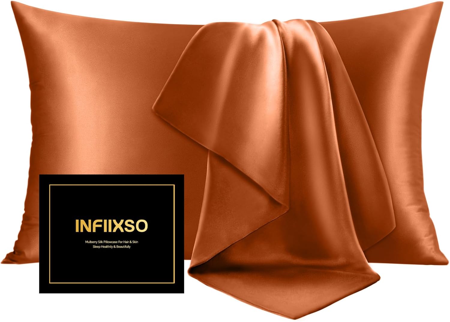 INFIIXSO Mulberry Silk Pillow Cases for Hair and Skin Care