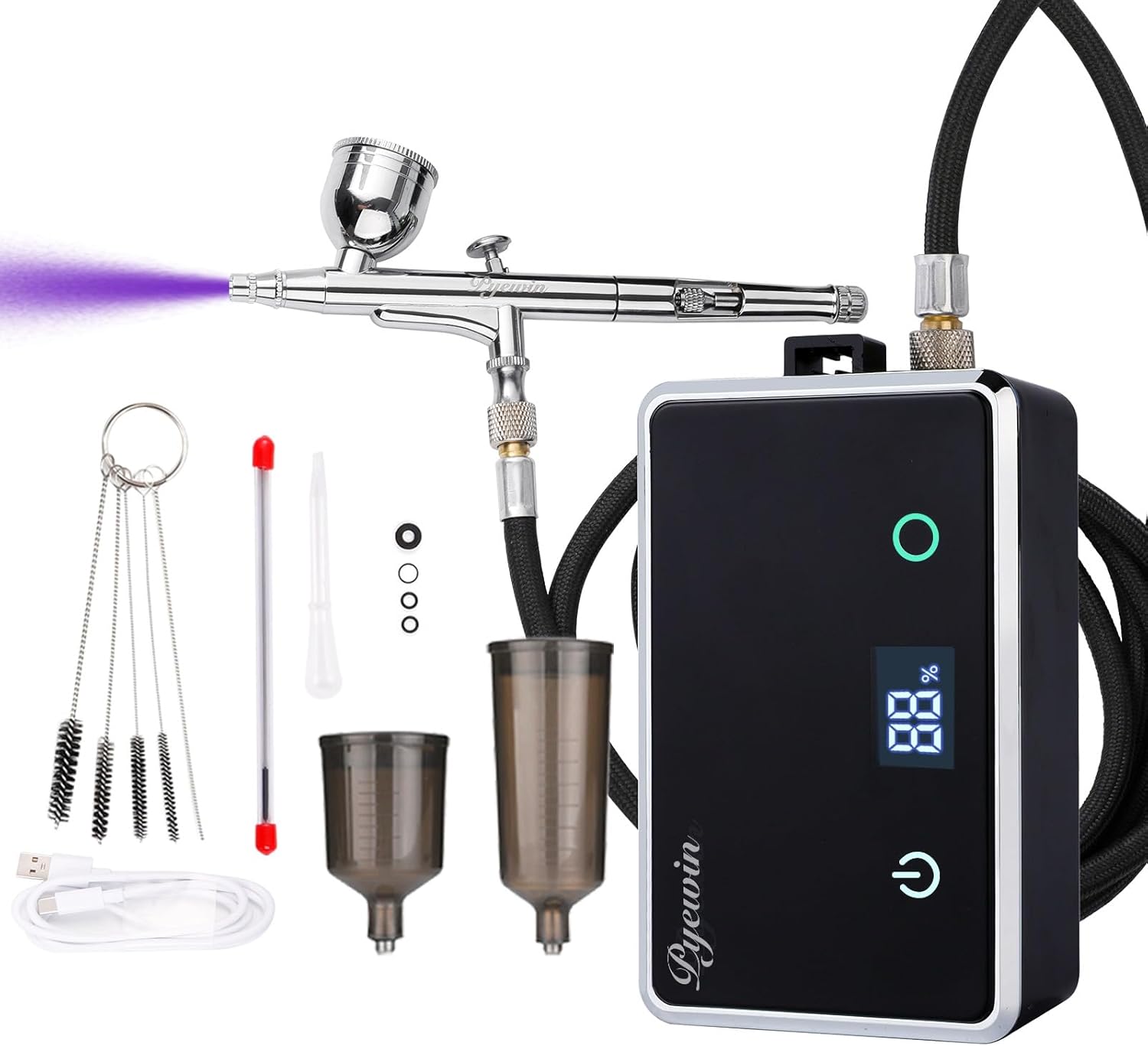 Superior Air Brush Kit with Compressor for Art and Crafts