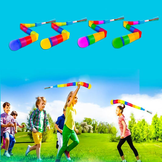 Rainbow Glow Throw & Catch Ball Set
