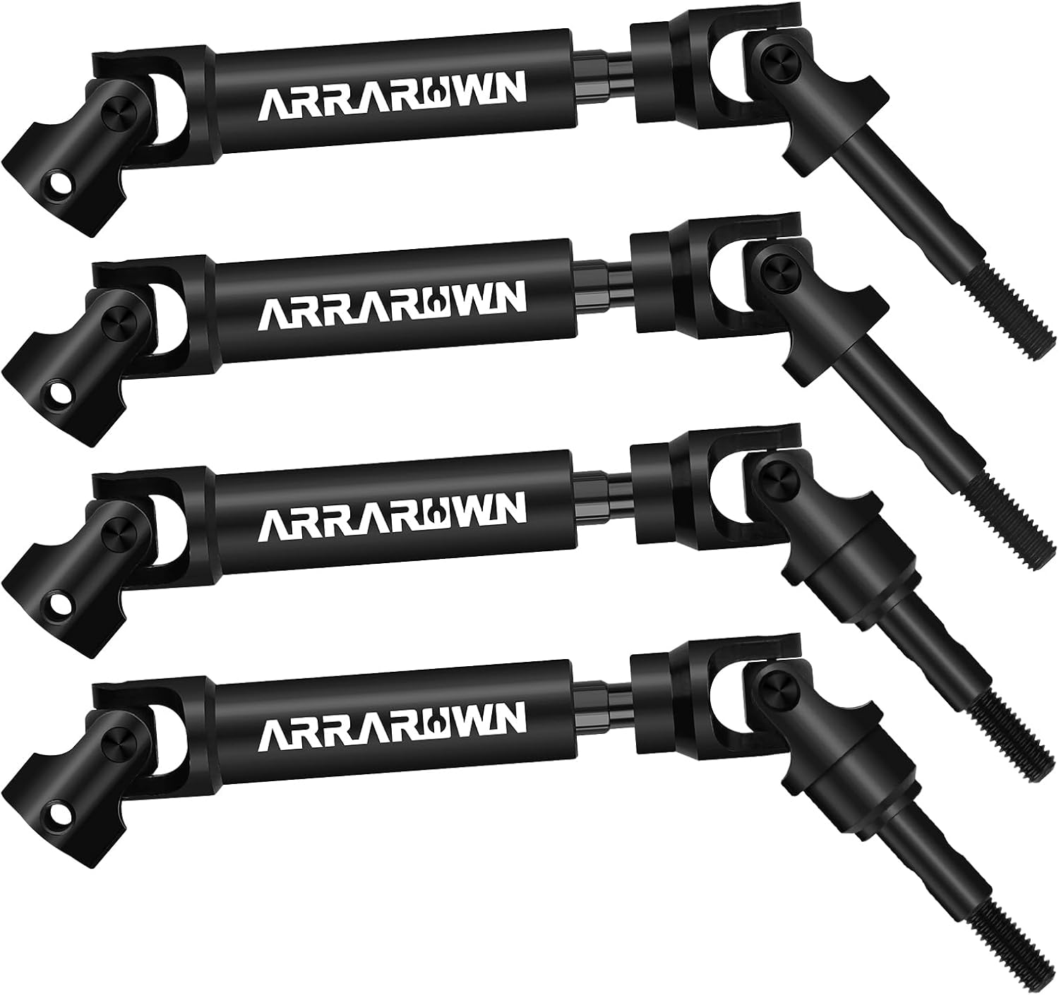 4Pcs Front & Rear CVD Drive Shafts Set for Traxxas RC Trucks