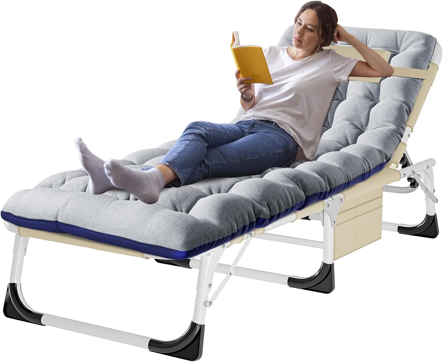 ABORON Heavy Duty Tanning Chair for Outdoor Sunbathing