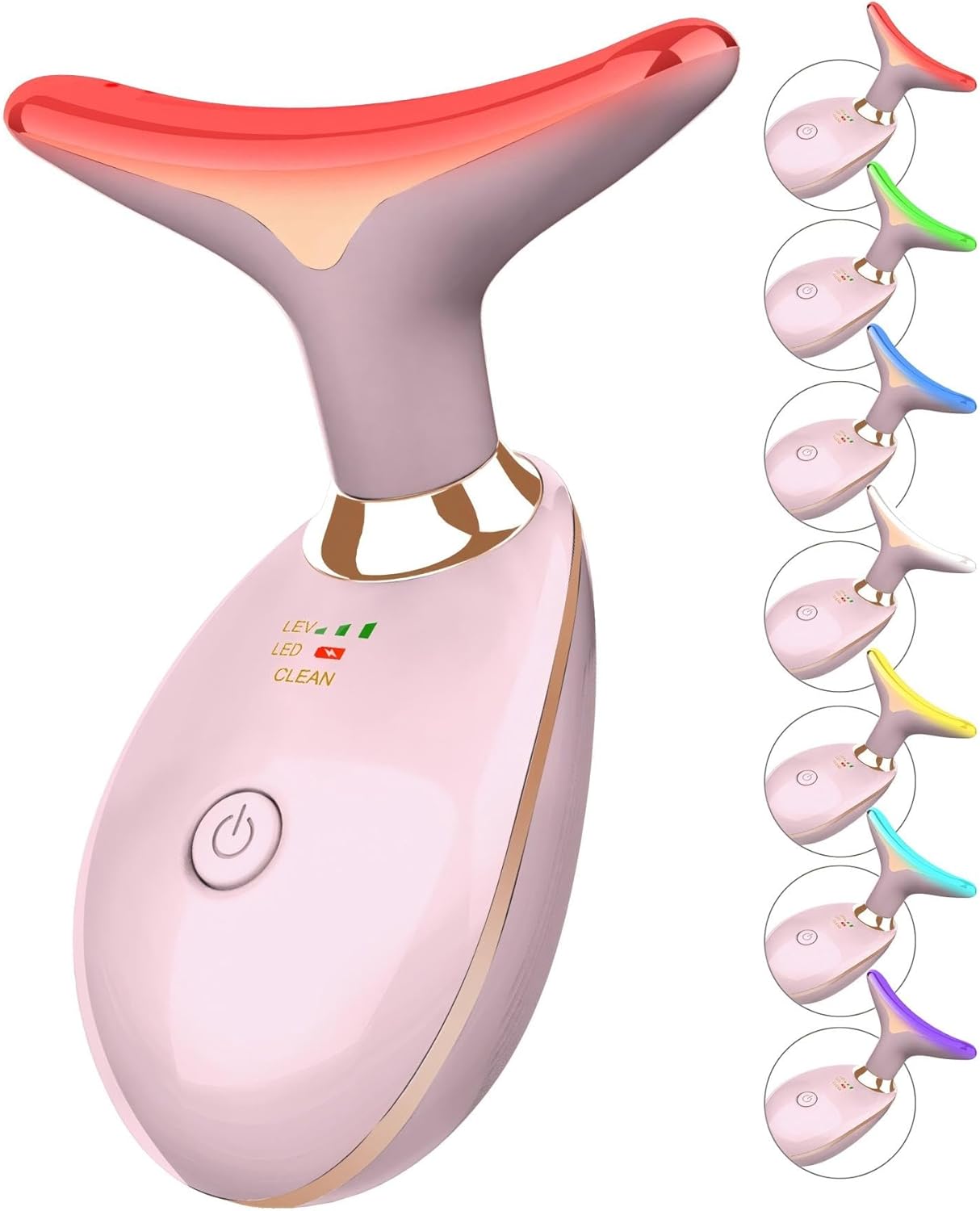 7 Color Face and Neck Massager Light Therapy for Skin Care