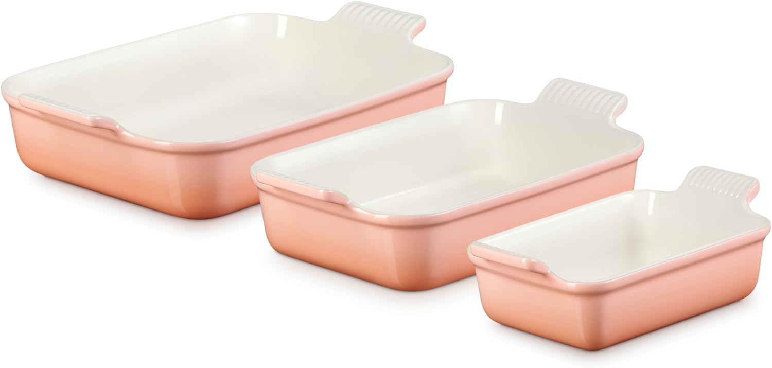 Le Creuset Stoneware Heritage Set 3 Rectangular Dishes Review