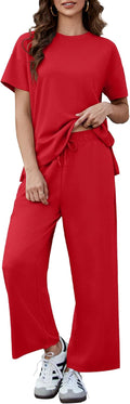 Women's Soft Lounge Set with Pants - PINSPARK 2 Piece Outfit