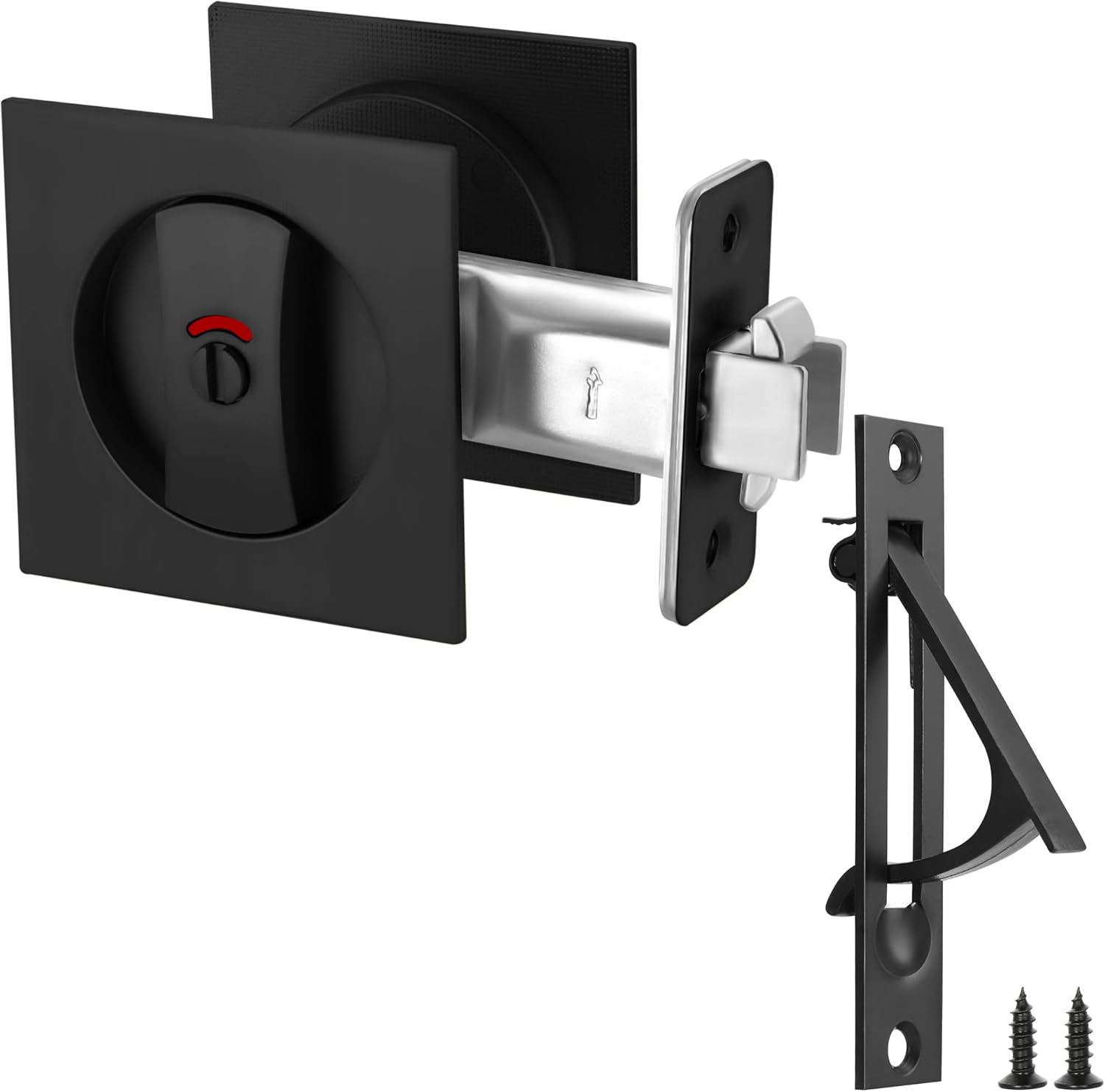 Malimali Pocket Door Lock Set for Privacy Sliding Bifold Doors