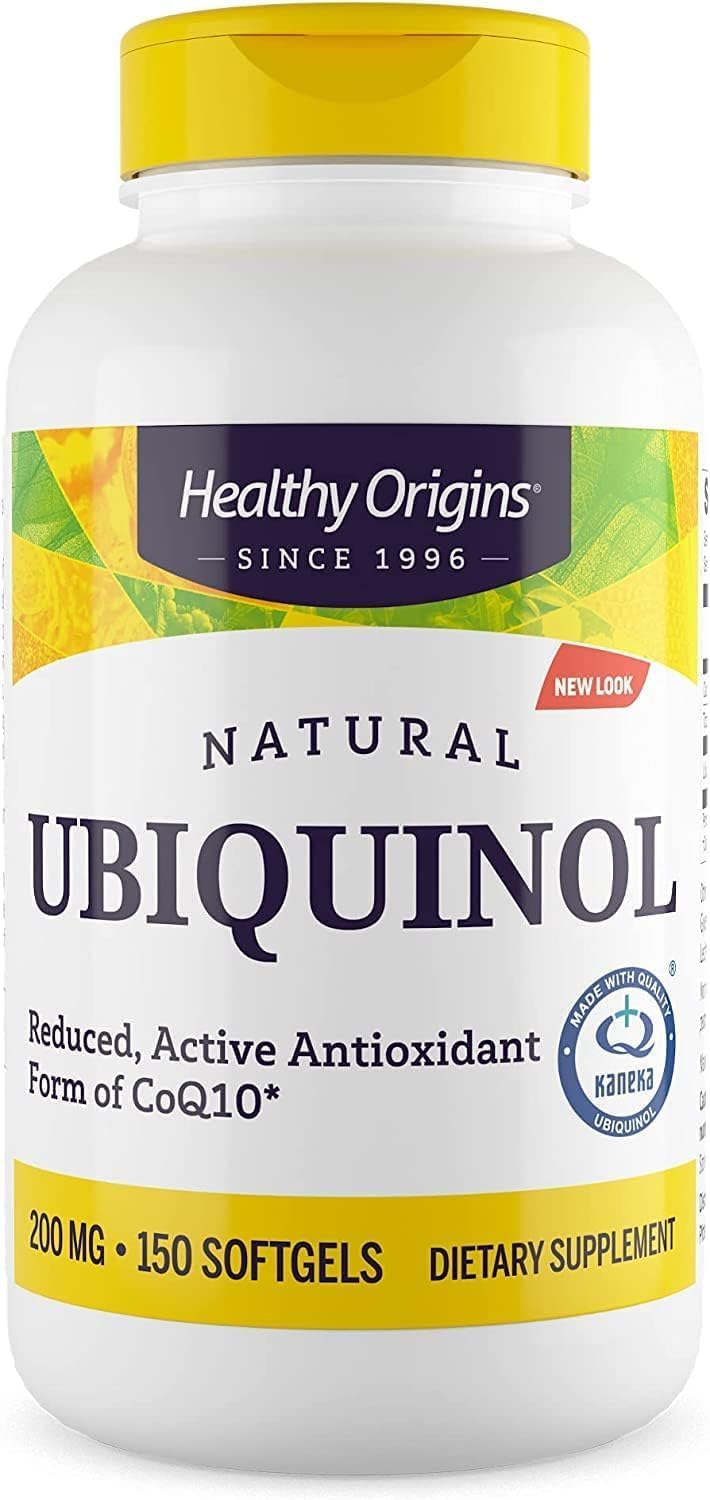 Ubiquinol 200 mg for Heart Health & Antioxidant Support