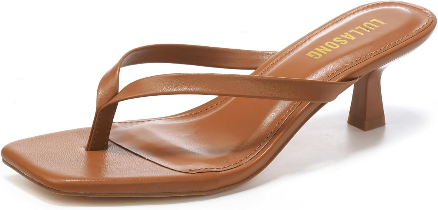 Women's Kitten Heels Sandals for Elegant Summer Style