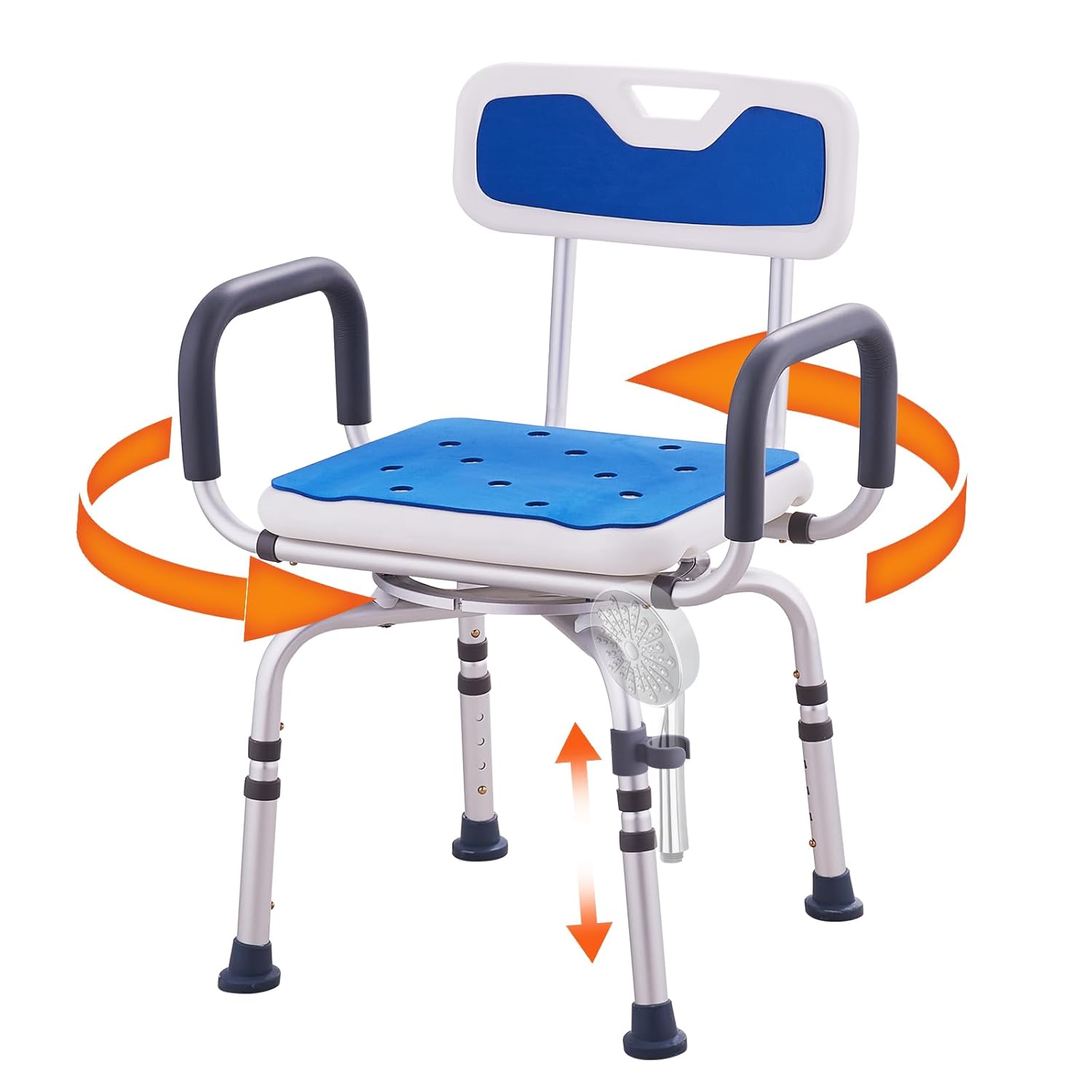 VEVOR 360 Swivel Shower Chair - Comfort & Safety!