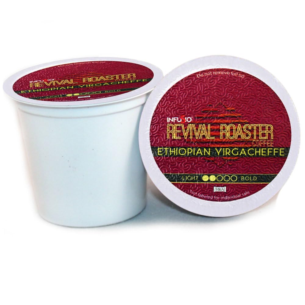 InfuSio Coffee Pods 96 Count - Ethiopian Yirgacheffe Light Roast