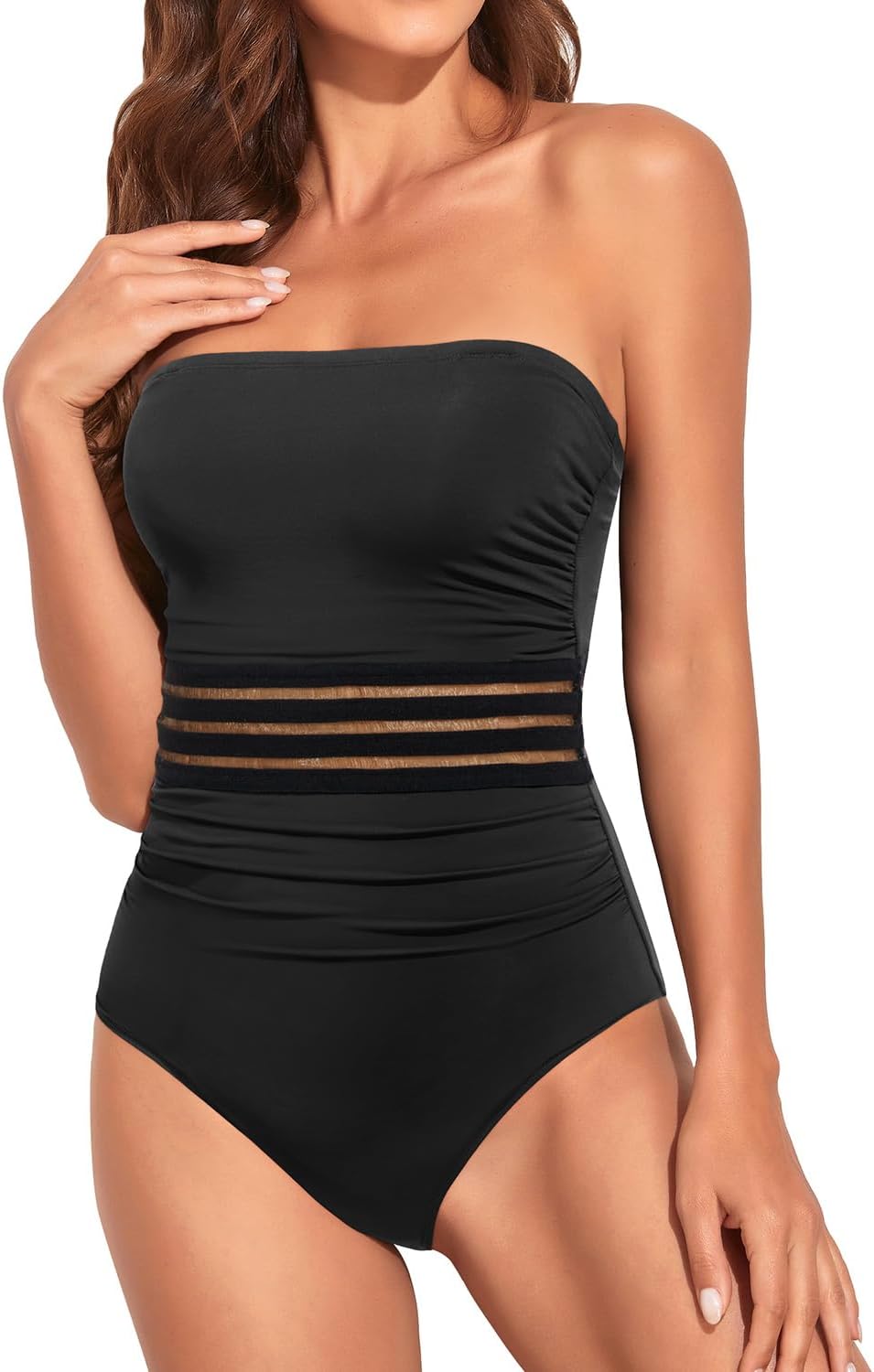 Holipick Women Tummy Control One Piece Swimsuits for Elegance