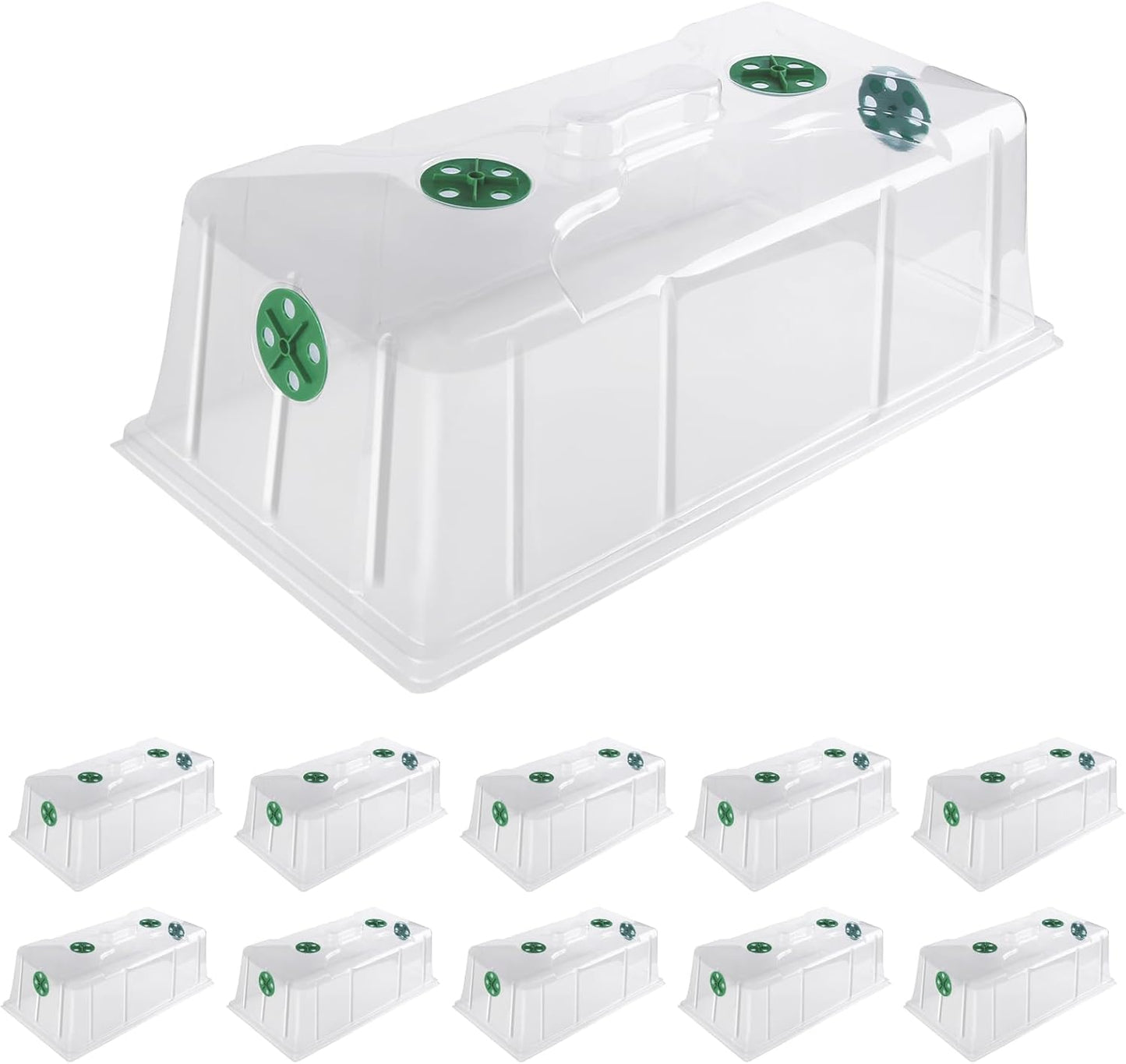 MIXC 10 Pack Humidity Dome for Optimal Seed Germination Growth